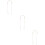 3St Bruids Haarband Wit, Decoratieve Accessoires Voor Vrouwen 10