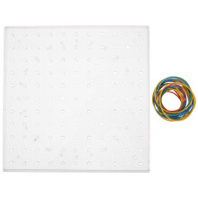 1 Set Educatief Geobord Speelgoed Voor Kinderen Met Peg Plastic Bord