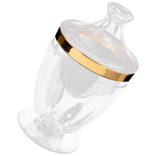 4St Gouden Duidelijke Snoepdozen Voor Feestjes En Decor