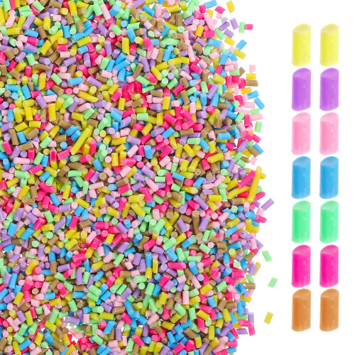 5 Sets Kleurrijke Valse Sprinkle Polymeerklei Sieraden