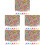 5 Sets Kleurrijke Valse Sprinkle Polymeerklei Sieraden 6