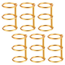 12St Gouden Losbladige Binder Rings Voor Boek En Ordenen
