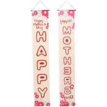 3 Paar Happy Mothers Day Banner Aus Polyester Für Tür Und Eingang