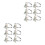 12 Aus Legierung Dekorative Halter 4