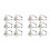 12 Aus Legierung Dekorative Halter 5
