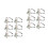 12 Aus Legierung Dekorative Halter 6