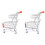 2Ud Mini Carritos Simulación Doble Para Decoración 3