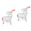 2Ud Mini Carritos Simulación Doble Para Decoración 5
