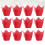 150 Pièces Papier À L'huile Pour Support De Gâteau Rouge 8