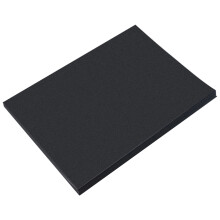 100 Unidades A4 Papel Kraft Negro 150 Gsm Para Pintura Y Manualidades
