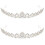 2Pcs Silver Bride Tiara Creative Wedding Crown Decor 6