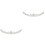 2Pcs Silver Bride Tiara Creative Wedding Crown Decor 4