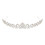 2Pcs Silver Bride Tiara Creative Wedding Crown Decor 2