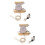 2Pièces Laisse Extérieure Chat Avec Respirant Ajustable 7