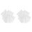 4 Pièces Amovibles En Tulle Pour Robe De 4