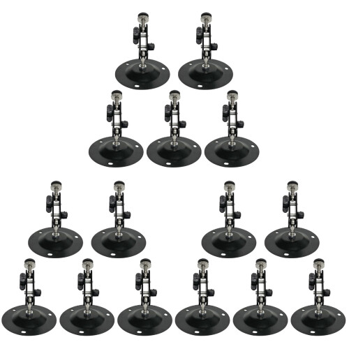 15Pièces Support Mural Noir Pour Caméra De 360 Réglable 1
