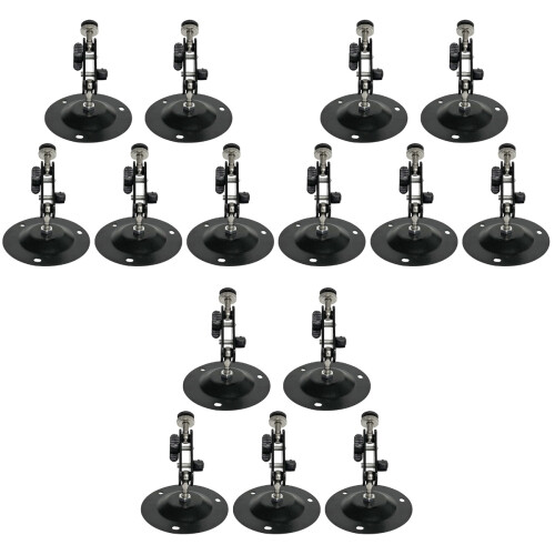 15Pièces Support Mural Noir Pour Caméra De 360 Réglable 2