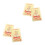 4 Pièces Carte Du En Laiton Style Chinois 6