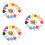150Pièces Petits Clips Photo Couleurs En Forme 8