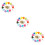 150Pièces Petits Clips Photo Couleurs En Forme 10