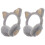 2 Pièces Bonnets D'oreilles Oreilles De Chat En 2