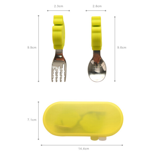 Lot Apprentissage Fourchette Bébé Repas - 1