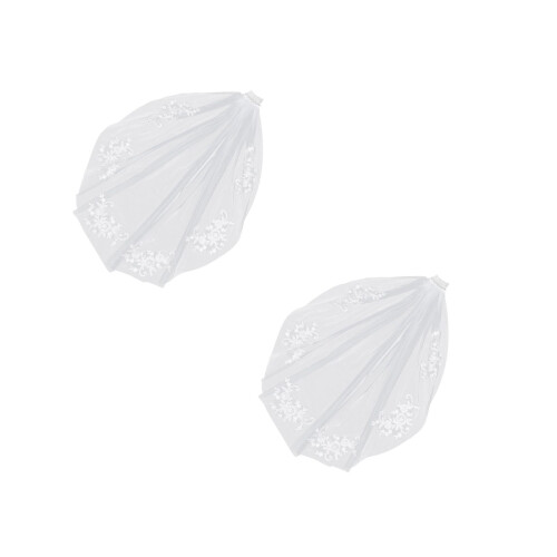 2 Pièces Voile De Courte En 1