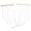 2 Pièces Support Rangement Pour Peluches Jouets Enfant Beige 1