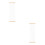 2 Pièces Support Rangement Pour Peluches Jouets Enfant Beige 4