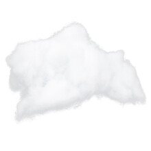3Pièces Coton PP Remplissage Élastique Pour Poupées Coussin