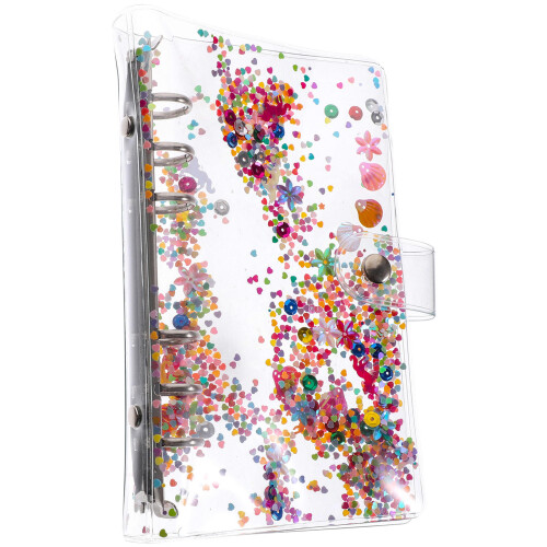 5 Pezzi Custodia Glitter Per Fogli Staccabili Scrapbooking