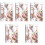 5 Pezzi Custodia Glitter Per Fogli Staccabili Scrapbooking 3