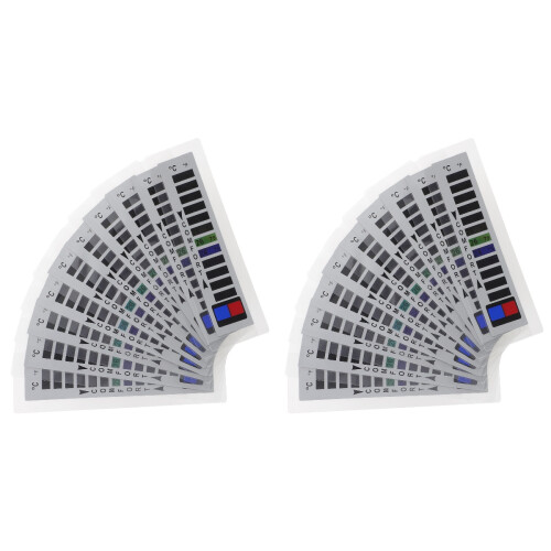 20 Pezzi Strisce Termiche Cucibili con Liquidi 16~38 1