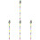 4 PVC Colorati per Pinata Decorazione 4