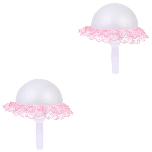 2Set Supporti Bouquet Rosa Con Per Nozze Shower 2