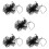 5Set Cerchietti Fascinator Con Per E Tea Party 8