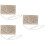 3Pz Pochette Beige Con Per Per Banquet E Party 8
