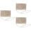3Pz Pochette Beige Con Per Per Banquet E Party 7