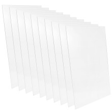 10 Sztuk Wymienne Przeźroczyste Płyty Akrylowe Do Ramki Na DIY