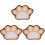3Pcs Tapete Para De Animais Secagem Rápida 4