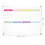 2Pcs Quadro Transparente Acrílico Com Apagador A Seco 10