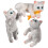 3Pcs Estátua De De Paisagismo Mini Decoração 1