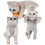 3Pcs Estátua De De Paisagismo Mini Decoração 9