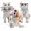3Pcs Estátua De De Paisagismo Mini Decoração 3