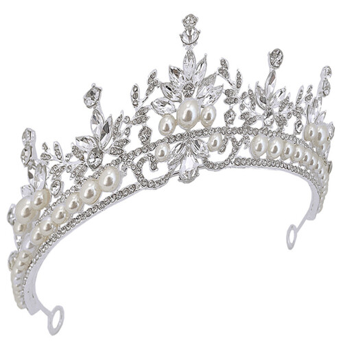 2 Unidades Tiara Noiva Faixa Adereço Cabelo Coroa 1