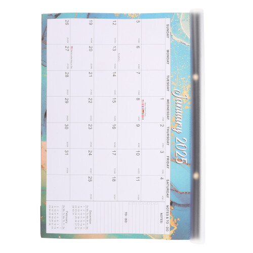 5Pcs Agenda De Parede Com Para Anotações Mensais 2
