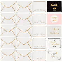 30 Conjuntos De Cartões De Saudação Com Envelopes,