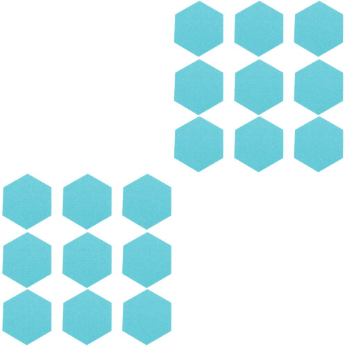 24 Pcs Quadro De Recados Hexagonal Autoadesivo Para Parede 2