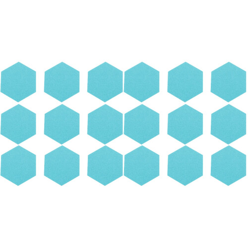 24 Pcs Quadro De Recados Hexagonal Autoadesivo Para Parede 1