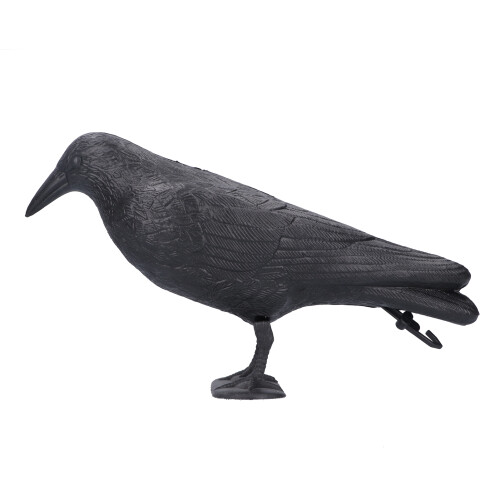 Realistic 40cm Plastic Crow for Scaring Off Pigeons & Sparrows 1